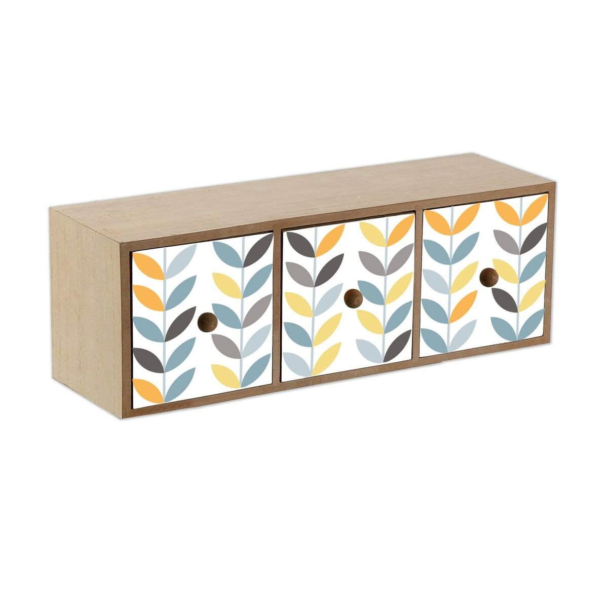 Doos-Juwelenkistje Versa Erin 11 x 11 x 33 cm Hout MDF