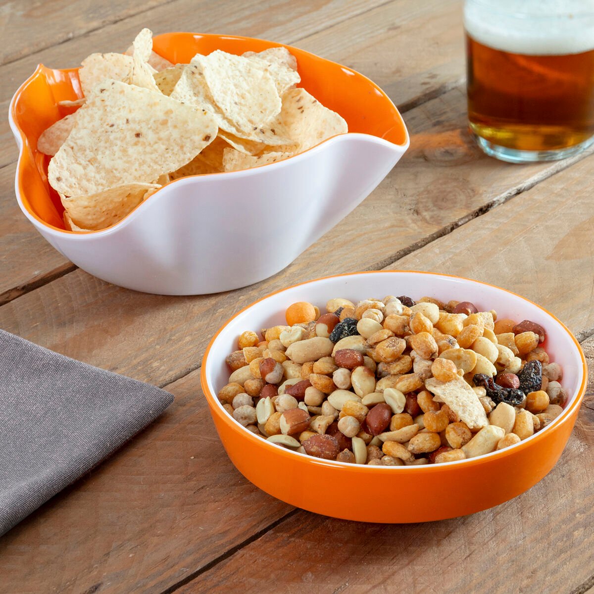 2 in 1 Aperitiefschaaltjes InnovaGoods 2 Onderdelen – afbeelding 3