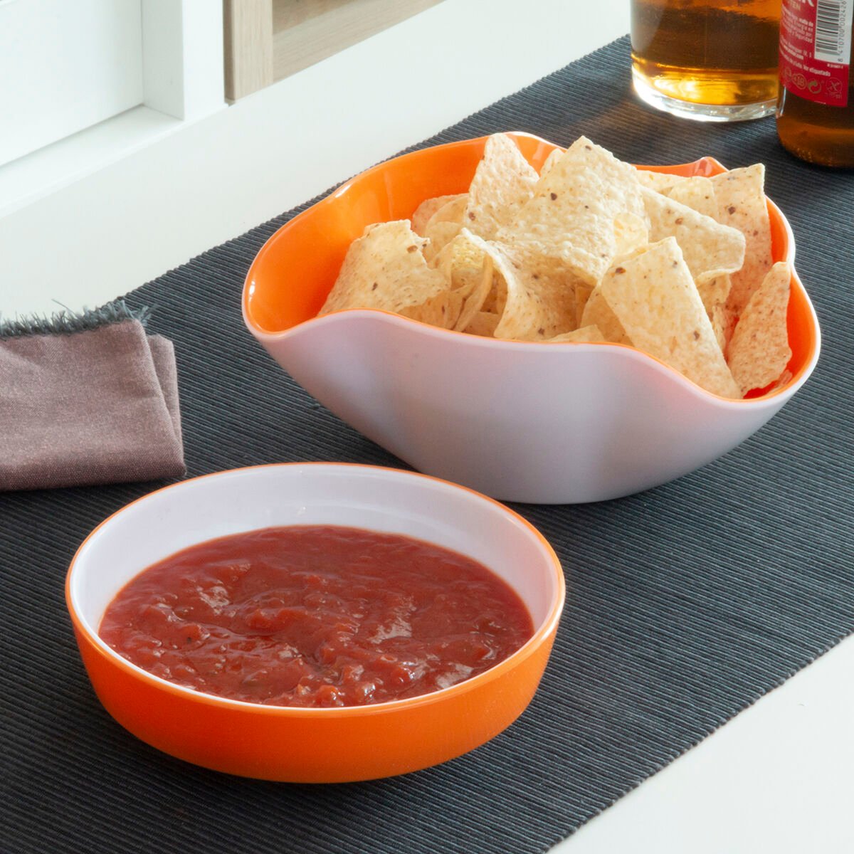 2 in 1 Aperitiefschaaltjes InnovaGoods 2 Onderdelen – afbeelding 4