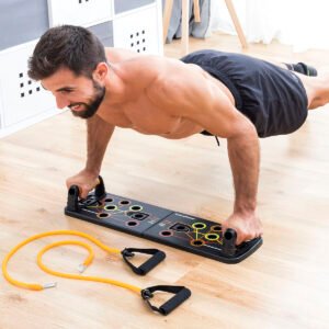 Pulsher push-up board met weerstandsbanden