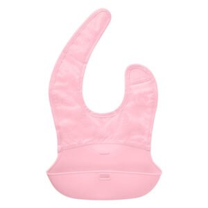 Opvouwbaar slabbetje Easy roze 6-36 maanden