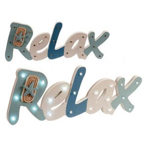 Houten decoratiebord met LED-verlichting Gift Decor