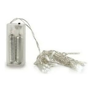 Witte LED-lichtslinger met 20 lampjes Gift Decor