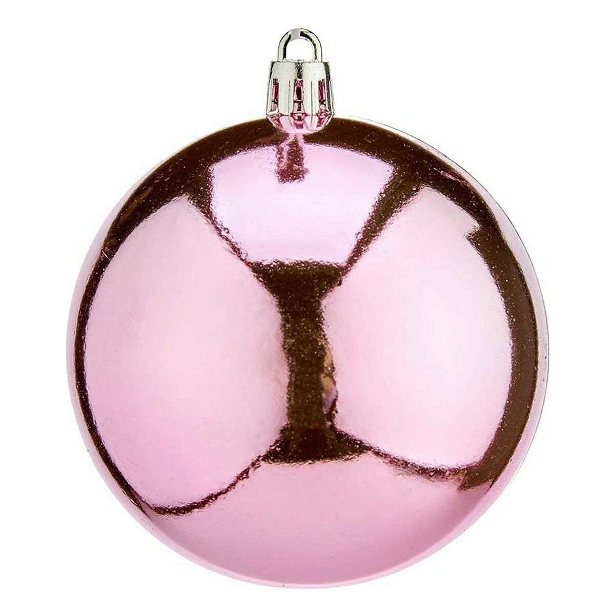 Kerstballen Krist+ K1912475-4 Roze Plastic Ø 8 cm 16 Stuks