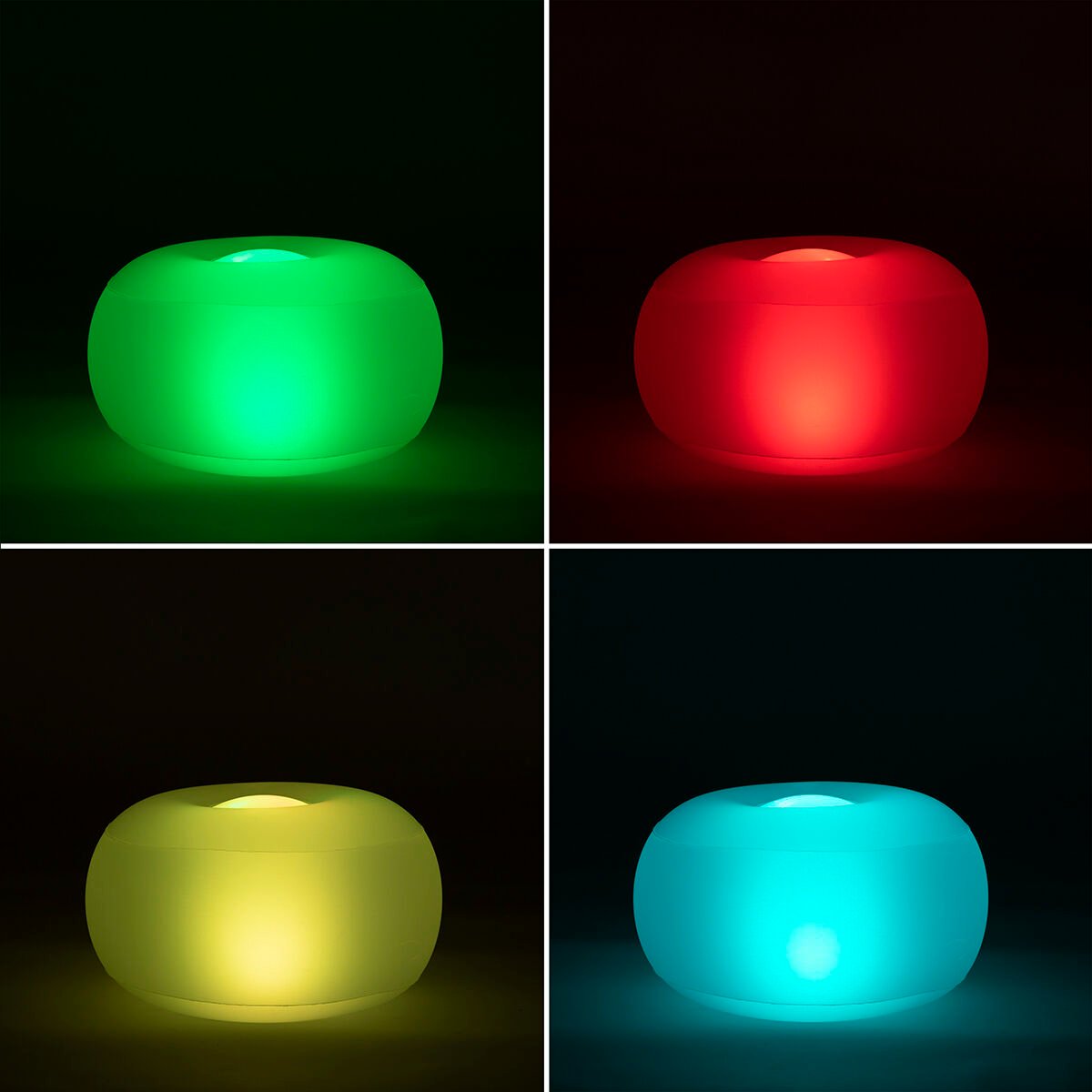 Opblaasbare stoel met veelkleurige LED en afstandsbediening Pulight InnovaGoods – afbeelding 6