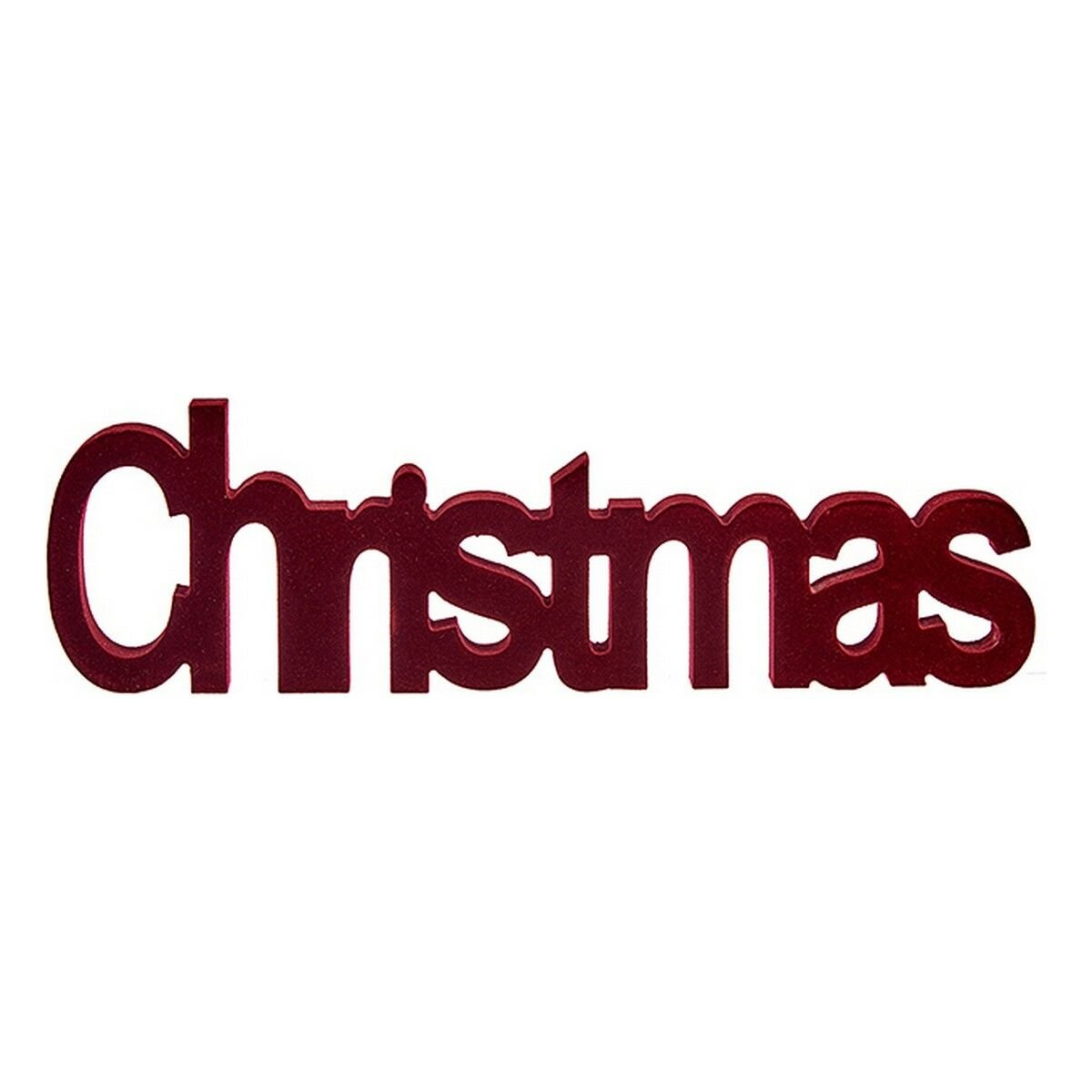 Decoratieve figuren Krist+ Christmas Rood 11 x 2,5 x 36,5 cm
