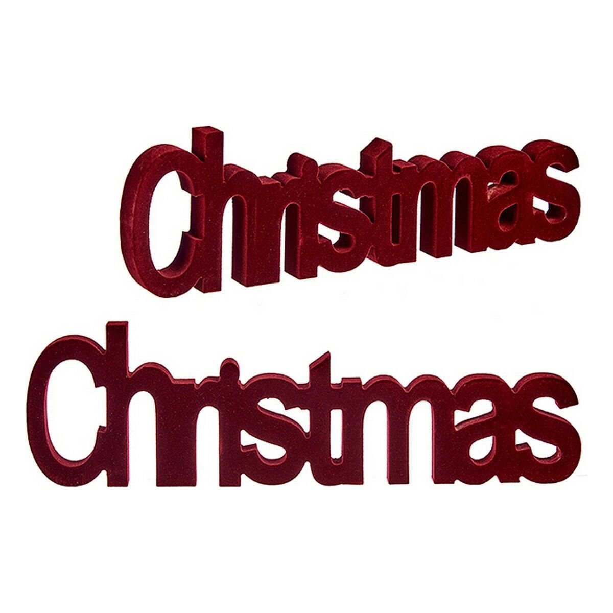 Decoratieve figuren Krist+ Christmas Rood 11 x 2,5 x 36,5 cm – afbeelding 2
