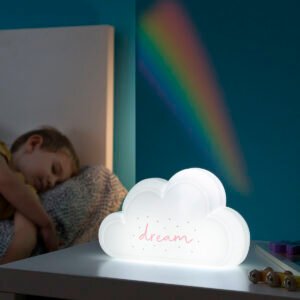 Lamp met regenboogprojector en stickers Claibow InnovaGoods