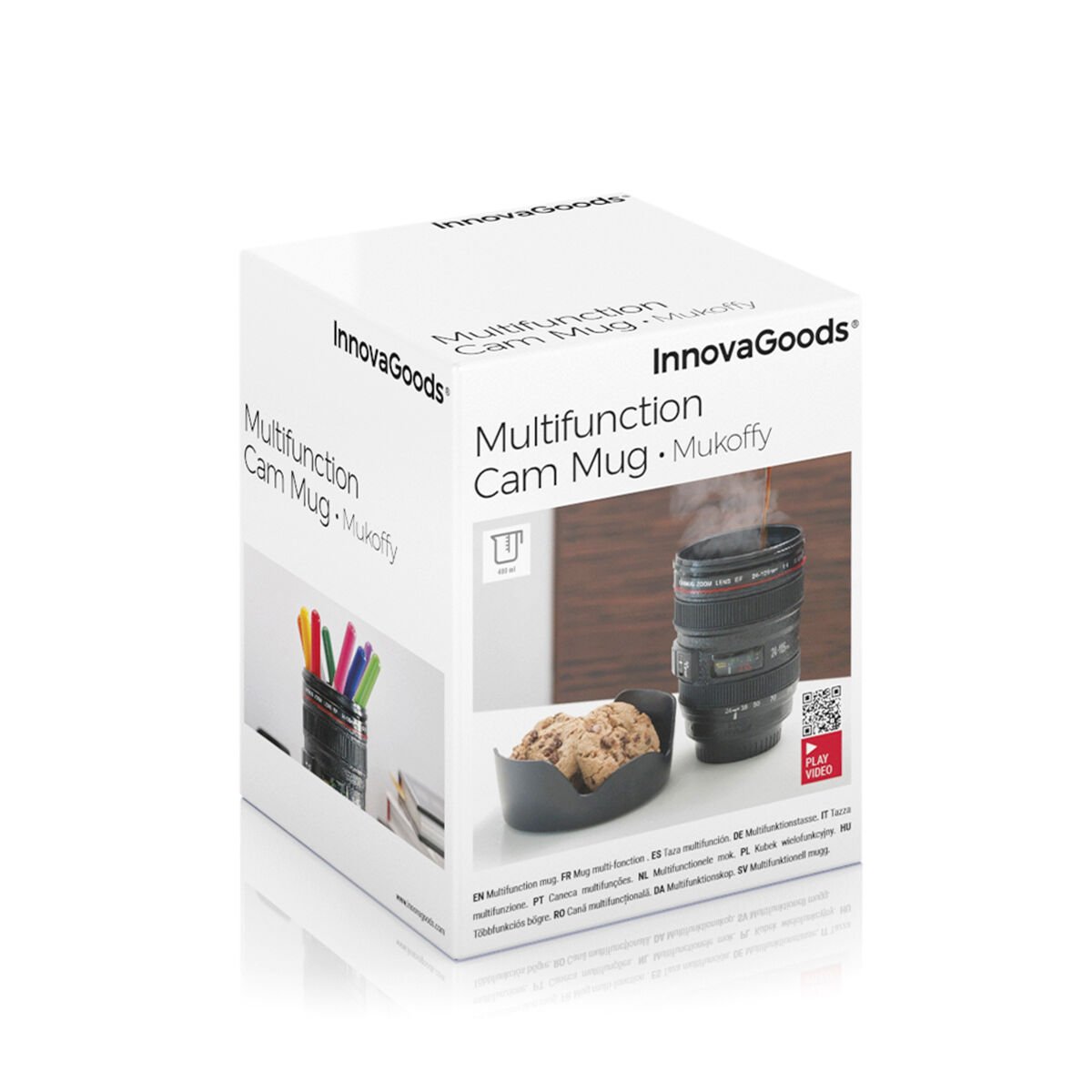 Veelzijdige Mok met Deksel Mukoffy InnovaGoods – afbeelding 9